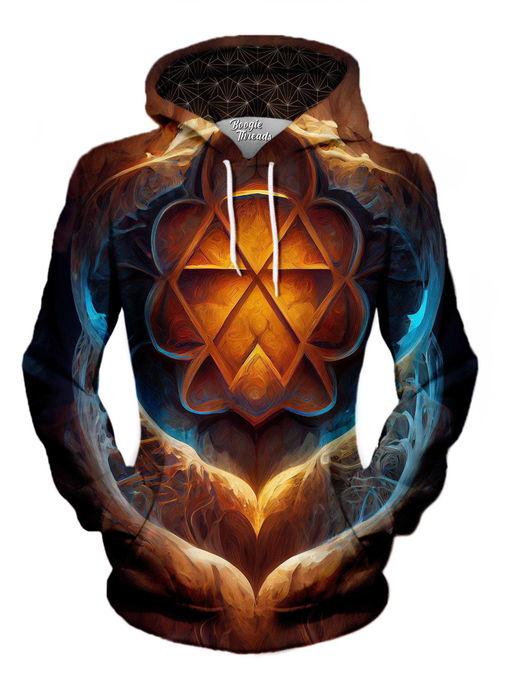 Attractive Amazement Unisex Pullover Hoodie - EDM Festival Clothing - Boogie Threads