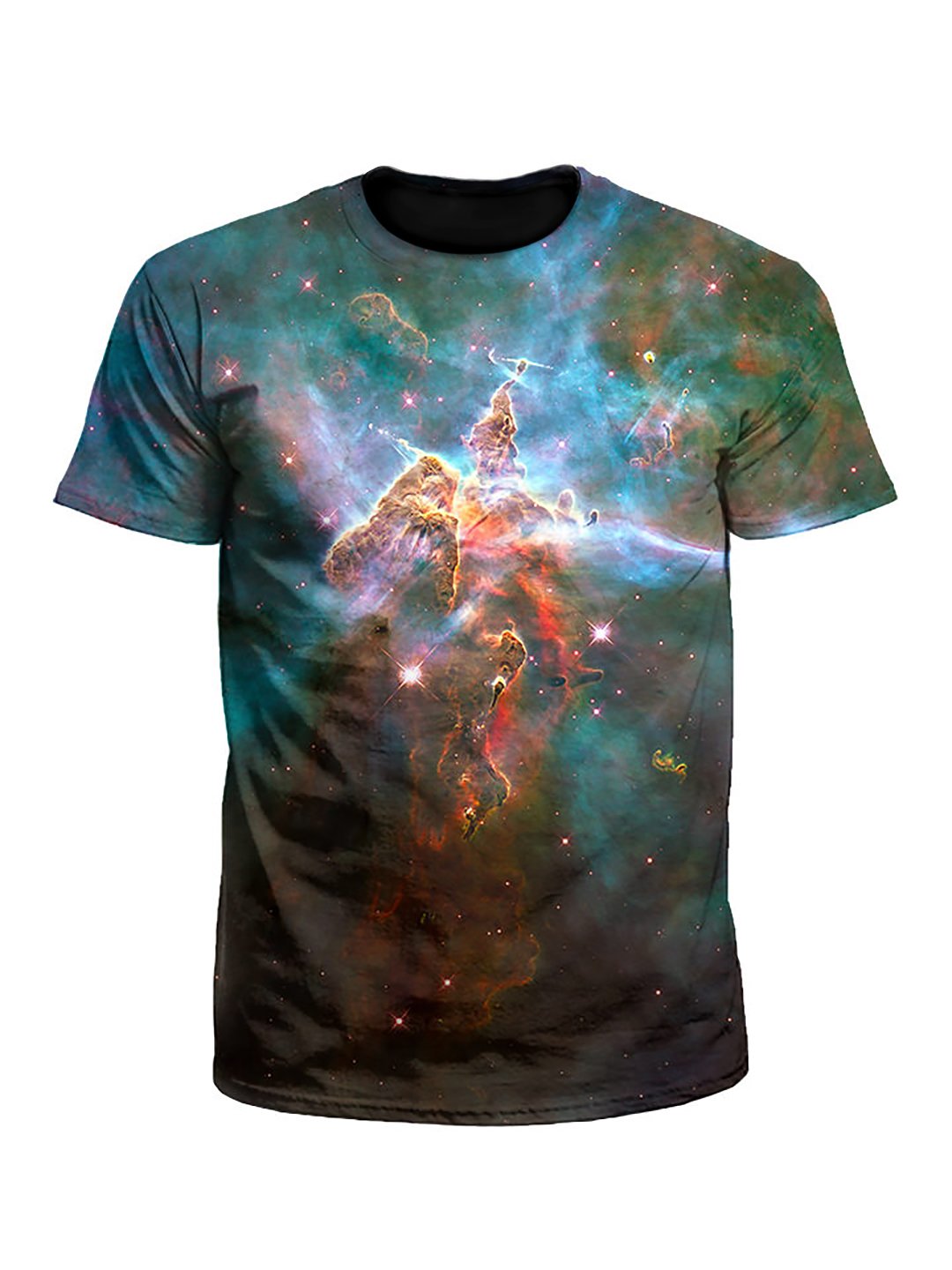 Aura Rainbow Nebula Galaxy Unisex T-Shirt - Boogie Threads