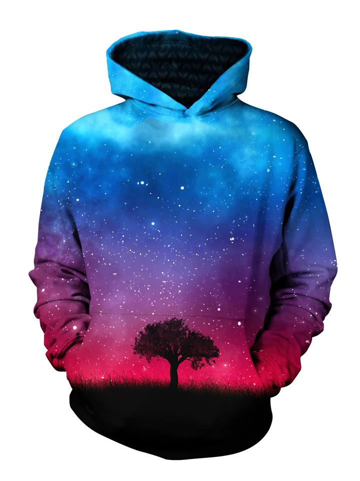 Alone In Space Stringless Pullover Hoodie