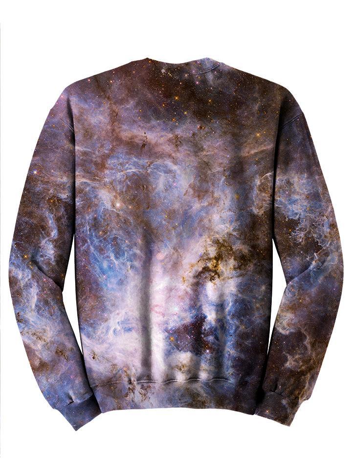 Back View Colorful Galaxy Sweater