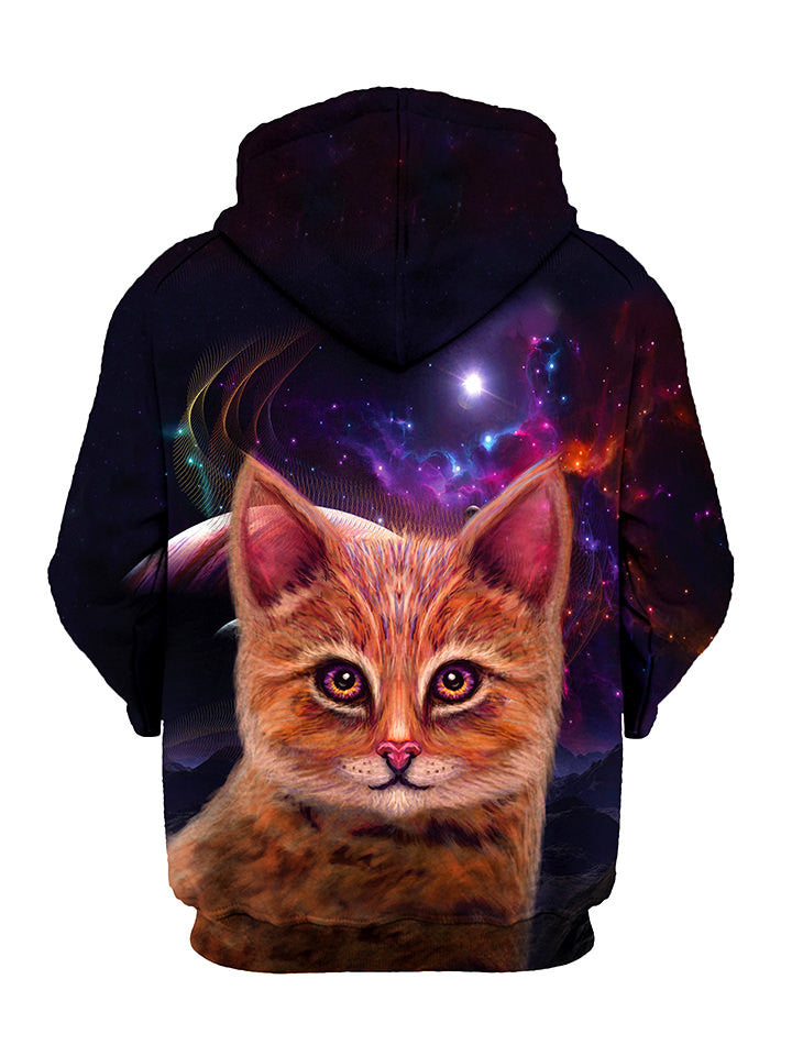 Space Cat Pullover Art Hoodie - GratefullyDyed - 2