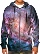 Trippy Space Print Hoodie - Festival Clothing
