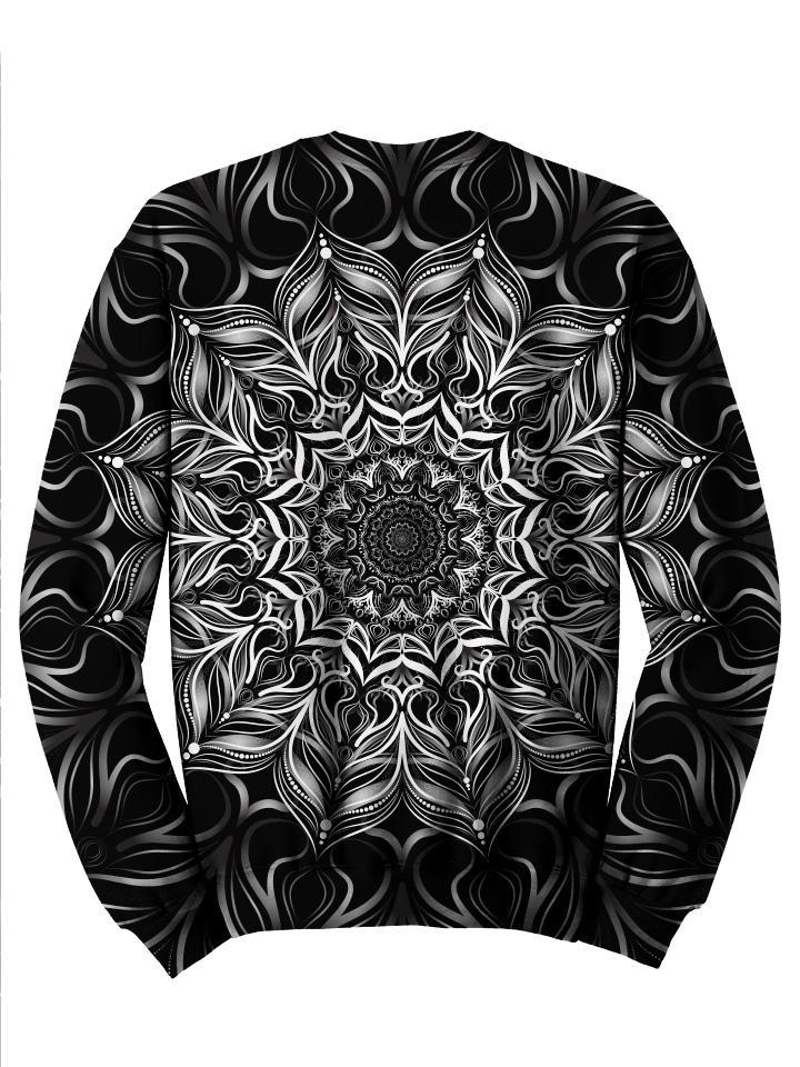 Beautiful Black And White Mandala Sweater Back View