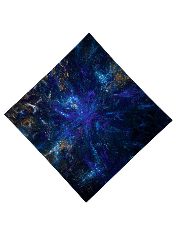 Black and Blue Dark Forest Bandanna | Unisex Clothing