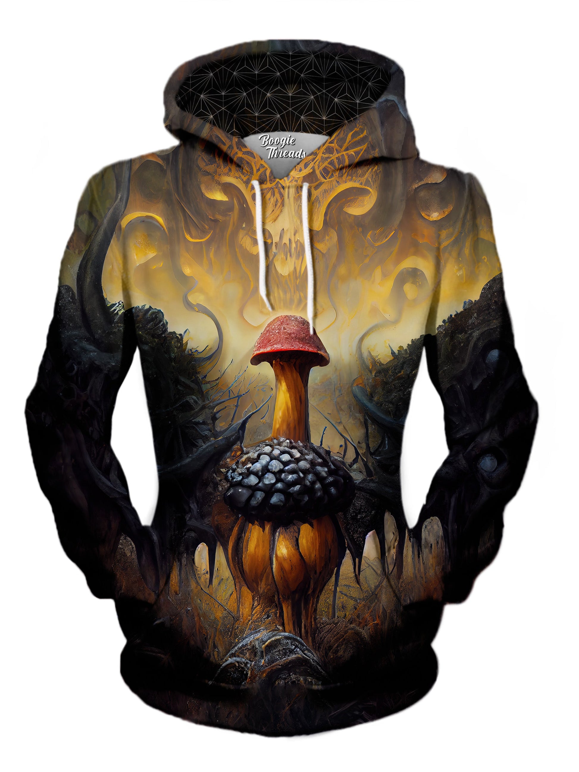 Bright Candles Unisex Pullover Hoodie - EDM Festival Clothing - Boogie Threads