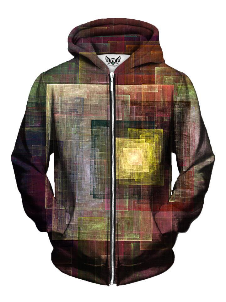 Colorful Impressions Zip-Up Hoodie
