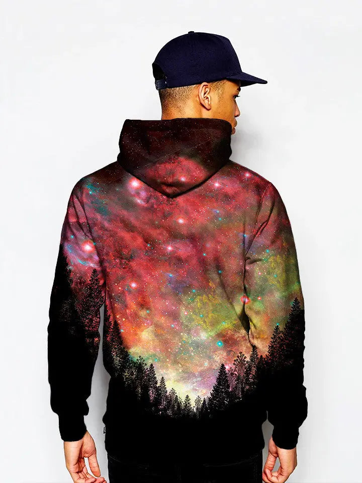 Rasta Woods Zip-Up Hoodie - GratefullyDyed - 4