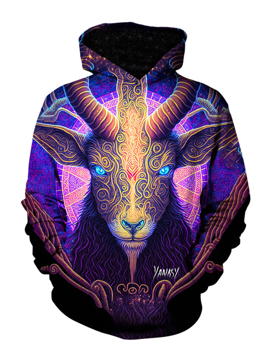 Express your creativity and individuality with this one-of-a-kind trippy pullover hoodie