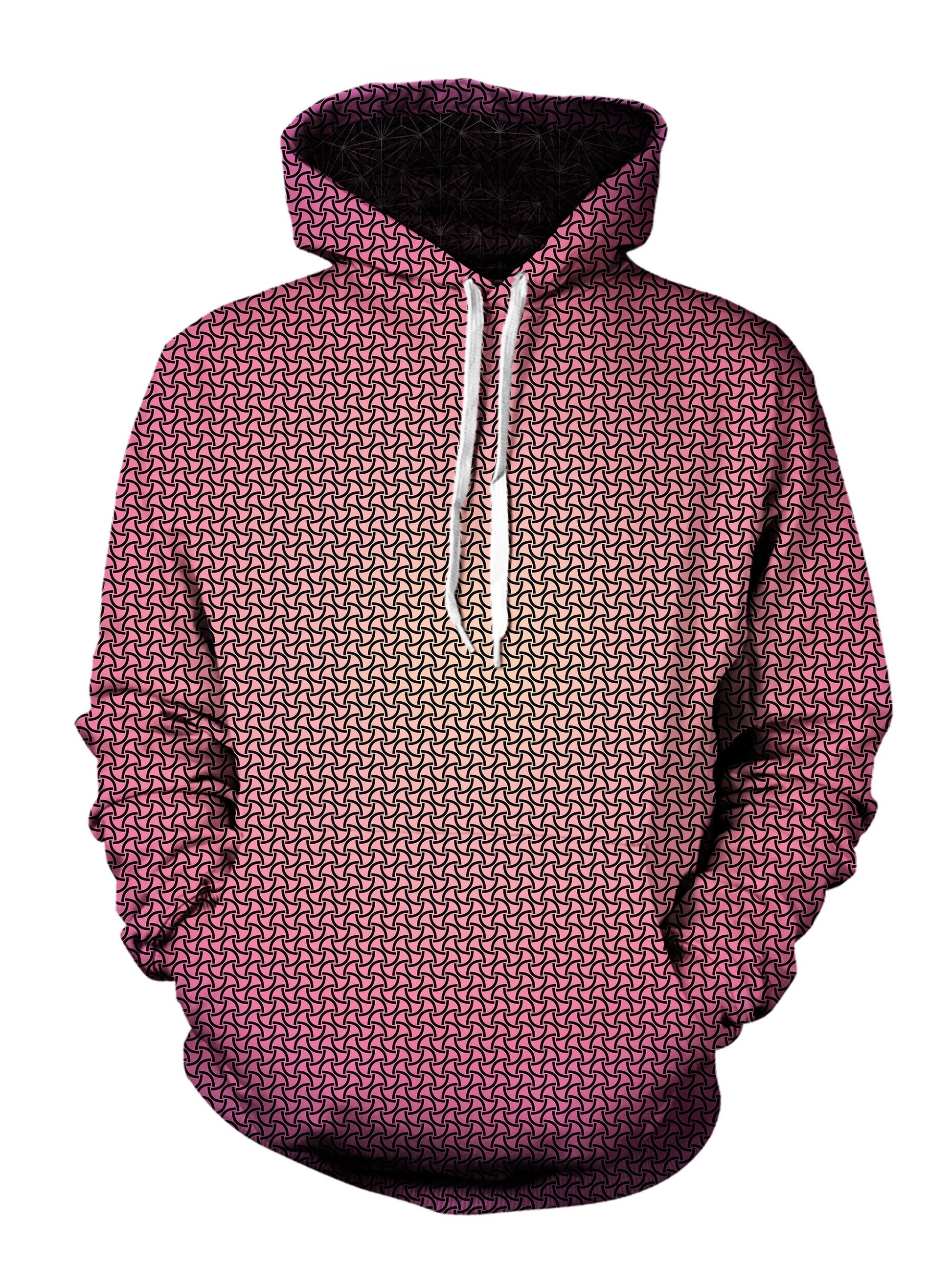 psychedelic pattern hoodie - best music festival clothing