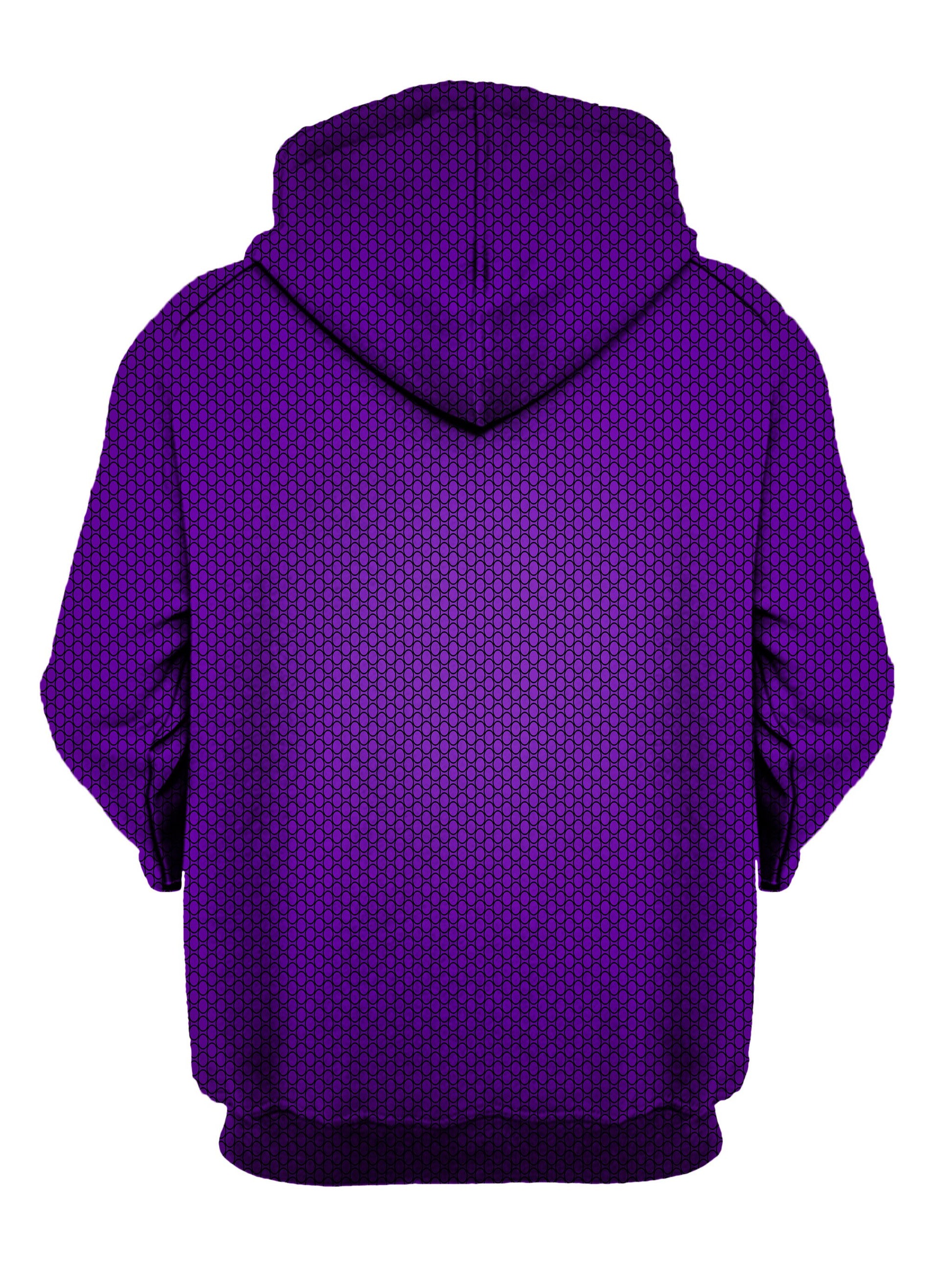 psychedelic purple fade hoodie - festival clothing