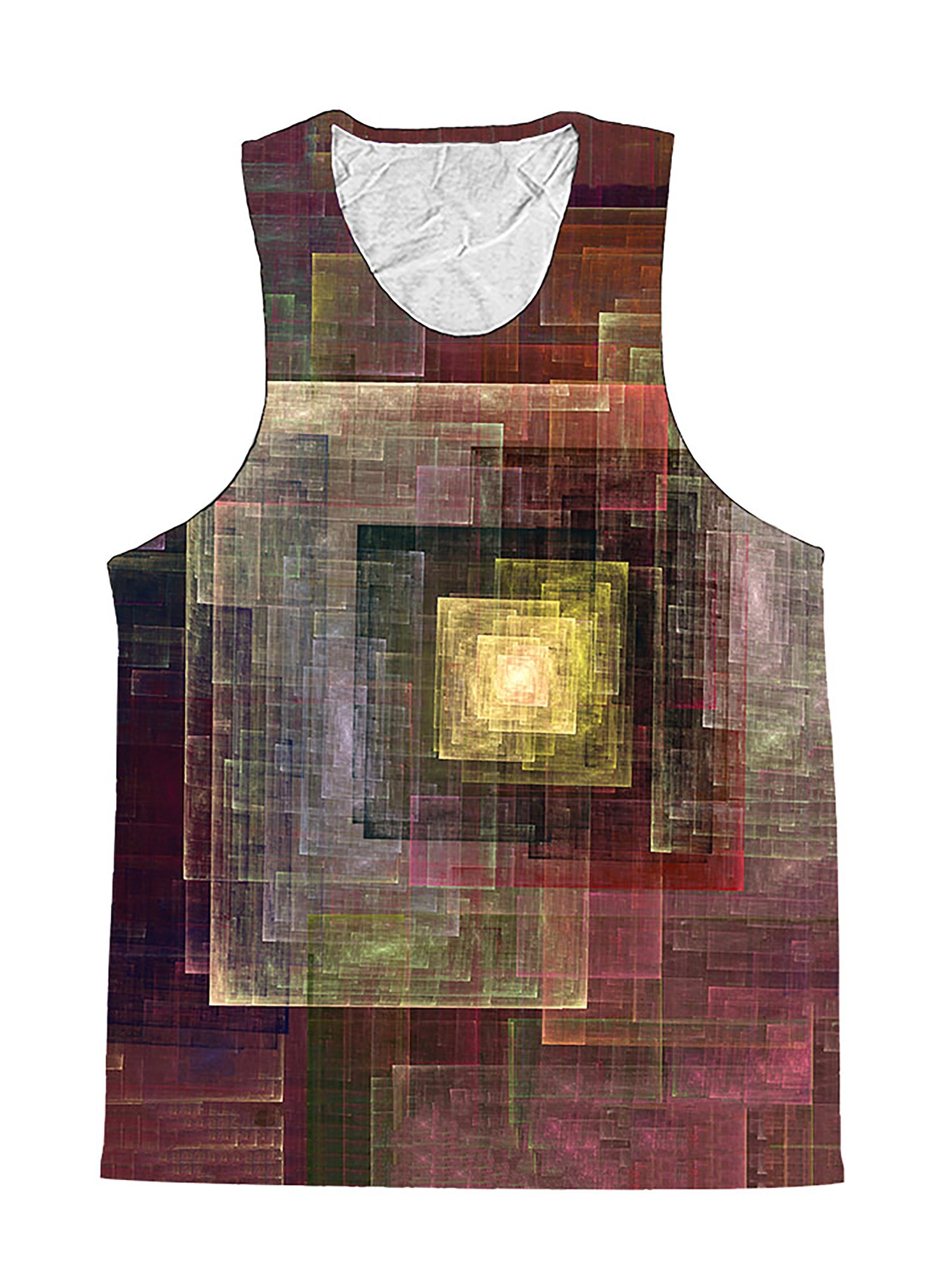 Colorful Impression Abstract Geometric Premium Tank Top - Boogie Threads