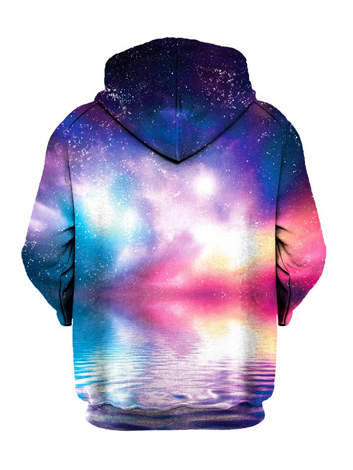Cotton Candy Space Pullover Hoodie Back View