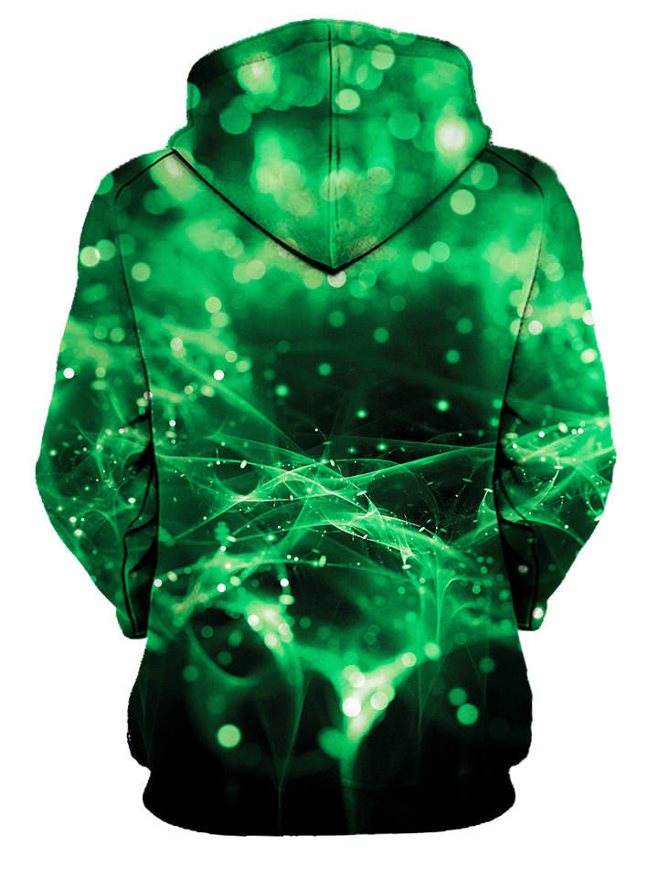 trippy green colorful pullover hoodie sublimation print