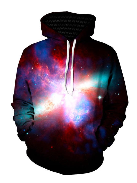 Psychedelic Galaxy Pullover Hoodie Front View