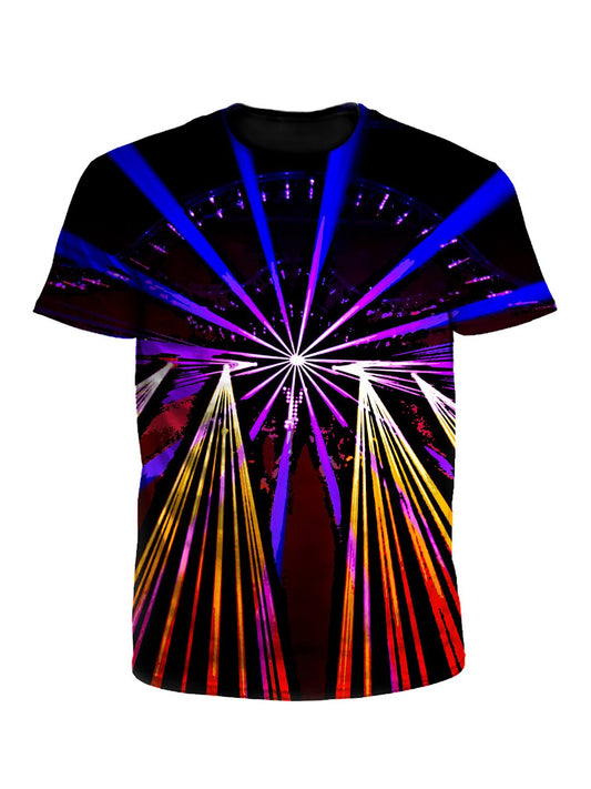 Comic Show Geometric Lights Unisex T-Shirt - Boogie Threads