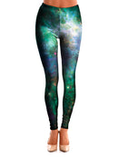 Confetti Cloud Space Leggings - GratefullyDyed - 1