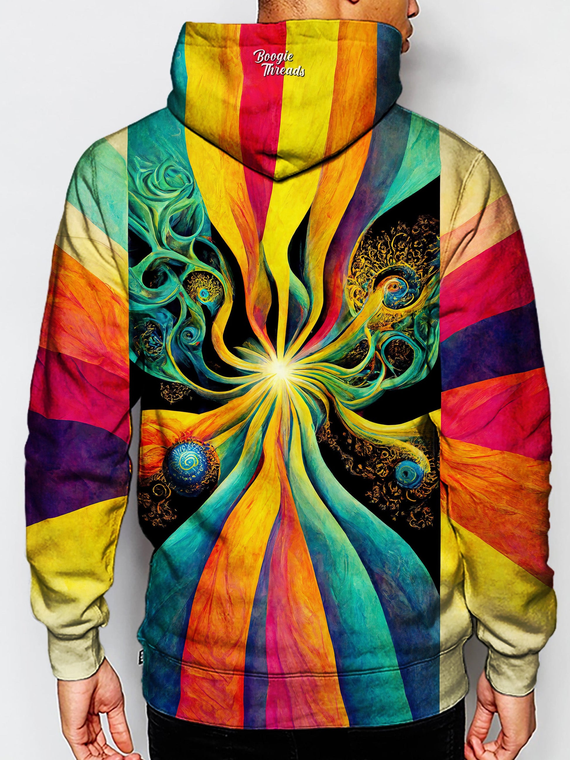 Delightful Moment Unisex Pullover Hoodie - EDM Festival Clothing - Boogie Threads