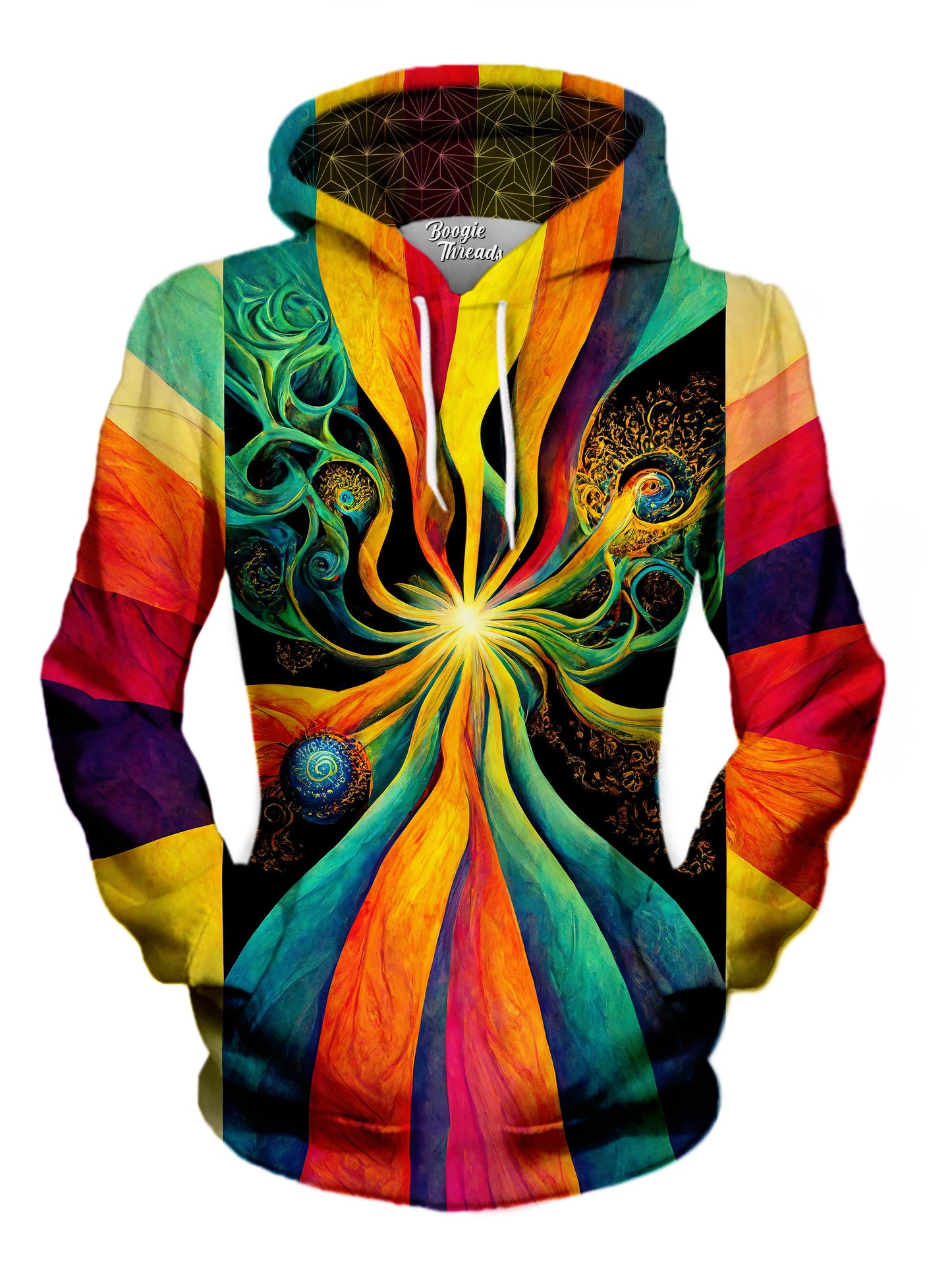 Delightful Moment Unisex Pullover Hoodie - EDM Festival Clothing - Boogie Threads