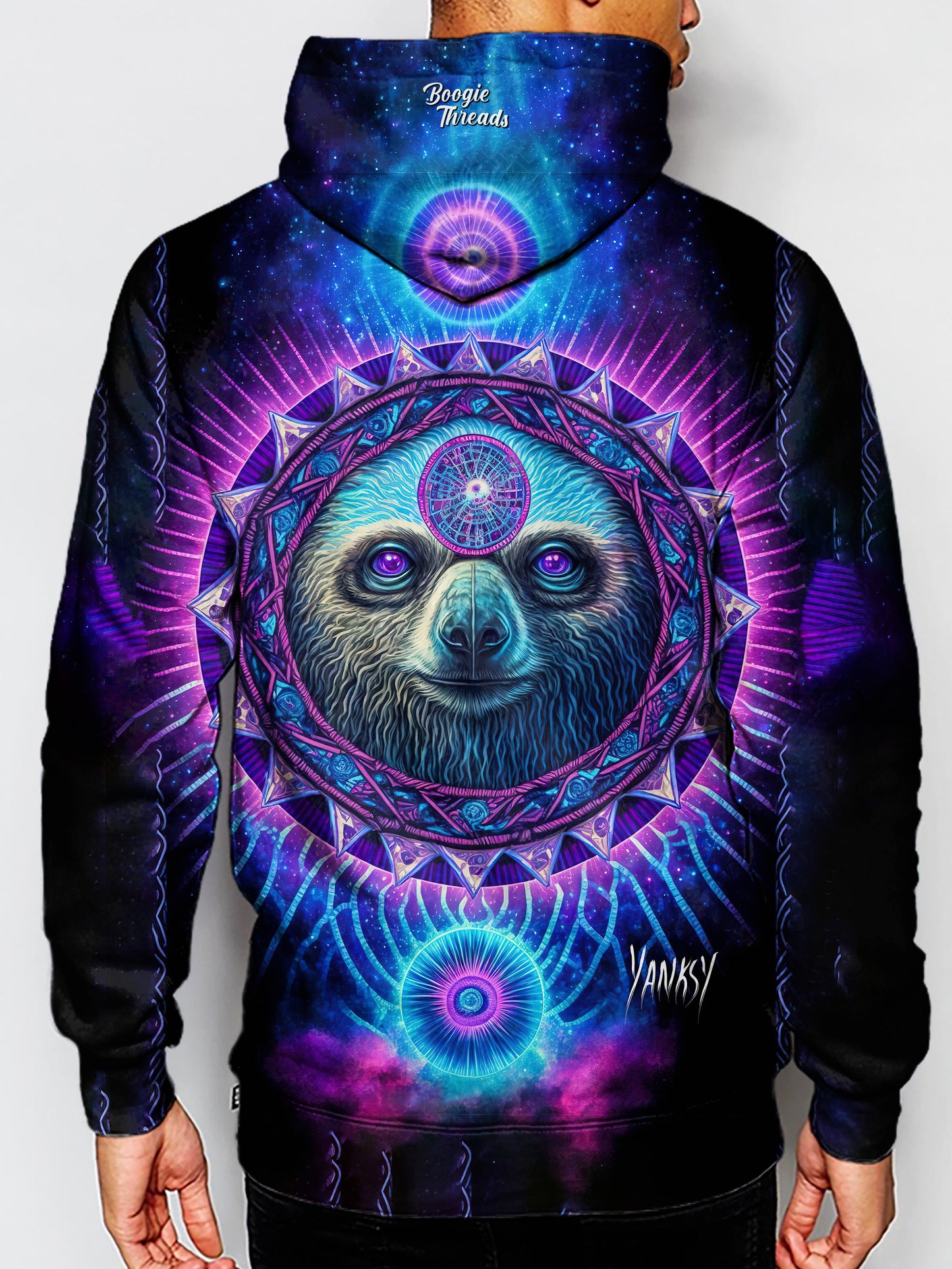 Embrace your unique style with this bright and colorful hoodie