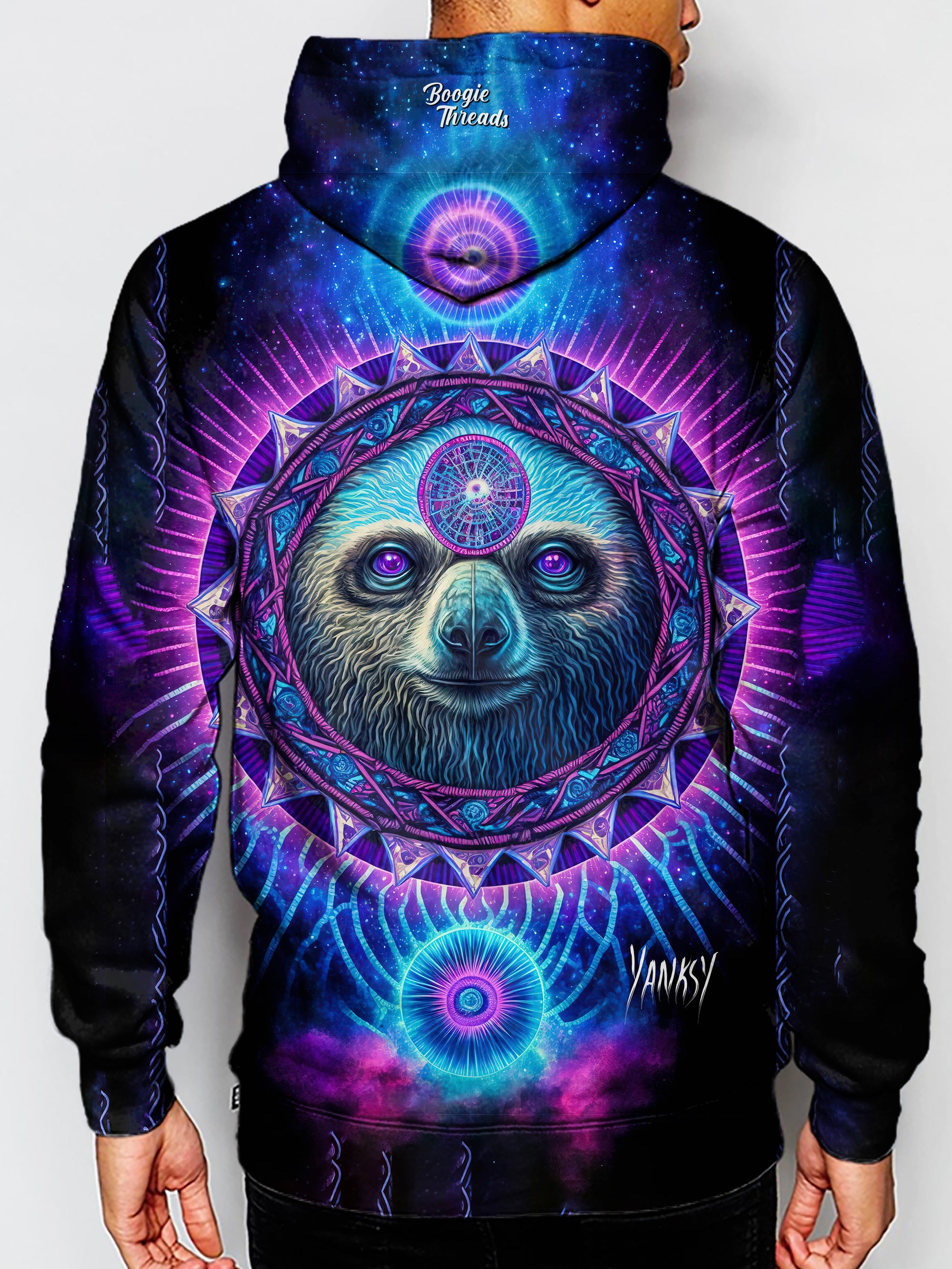 Embrace your unique style with this bright and colorful hoodie