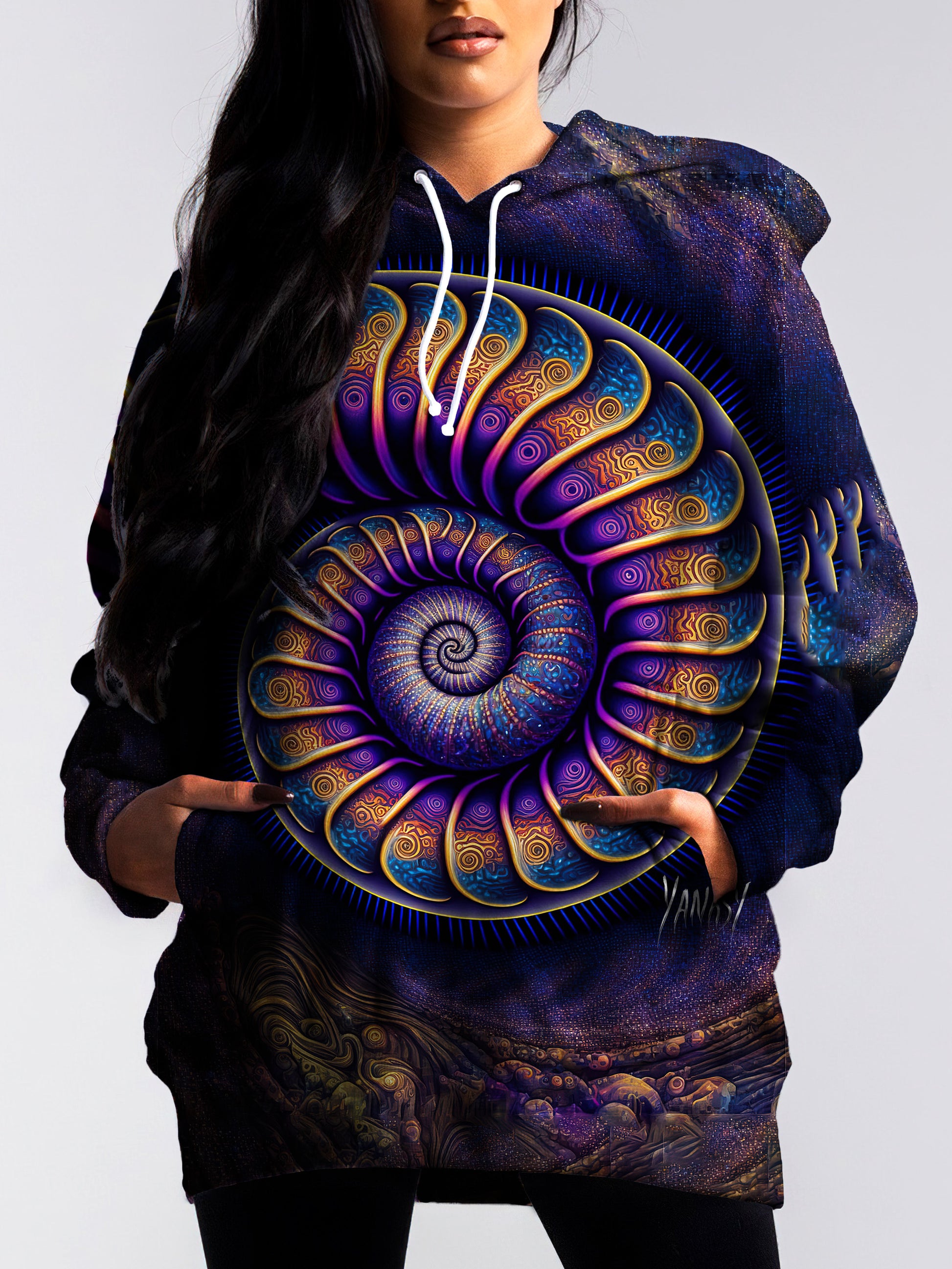 Elevate your wardrobe with this bold and eye-catching hoodie