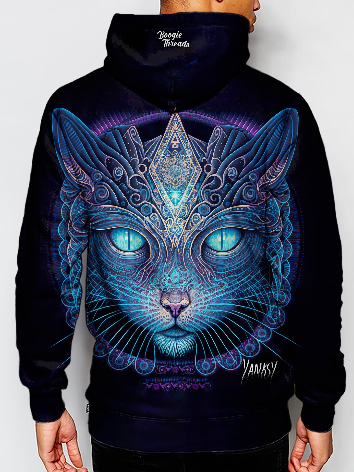 Stand out from the crowd in this bold and colorful sublimation pullover hoodie