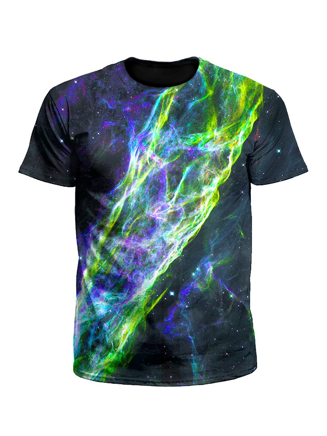 Electric Wave Nebula Galaxy Unisex T-Shirt - Boogie Threads