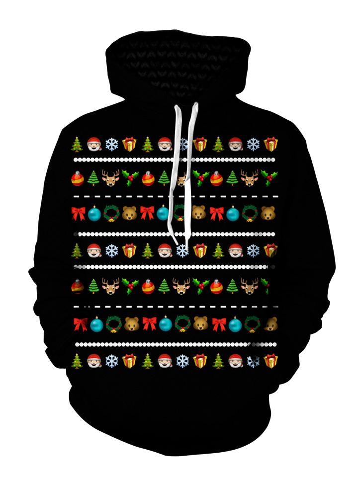 Emoji Pullover Hoodie