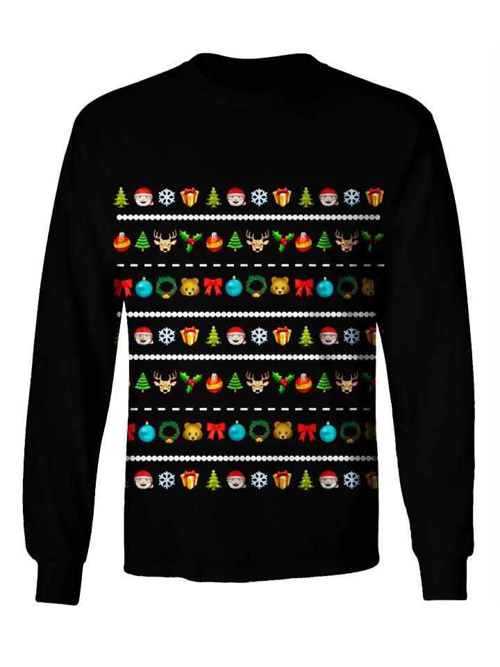 Emoji Christmas Long Sleeve