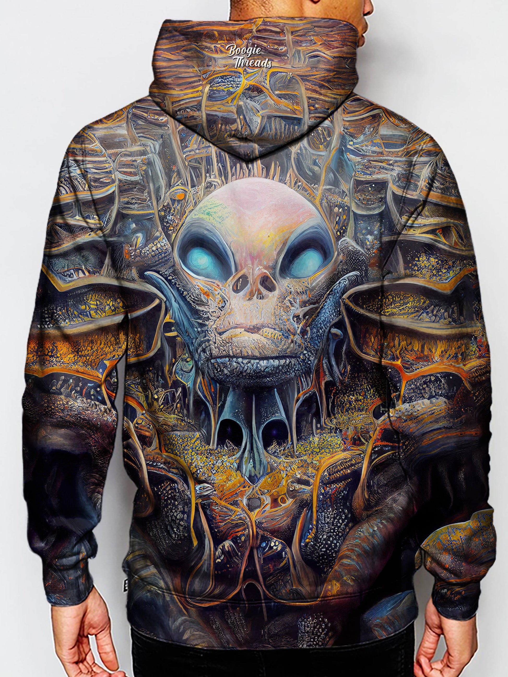 Enlightened Message Unisex Pullover Hoodie - EDM Festival Clothing - Boogie Threads