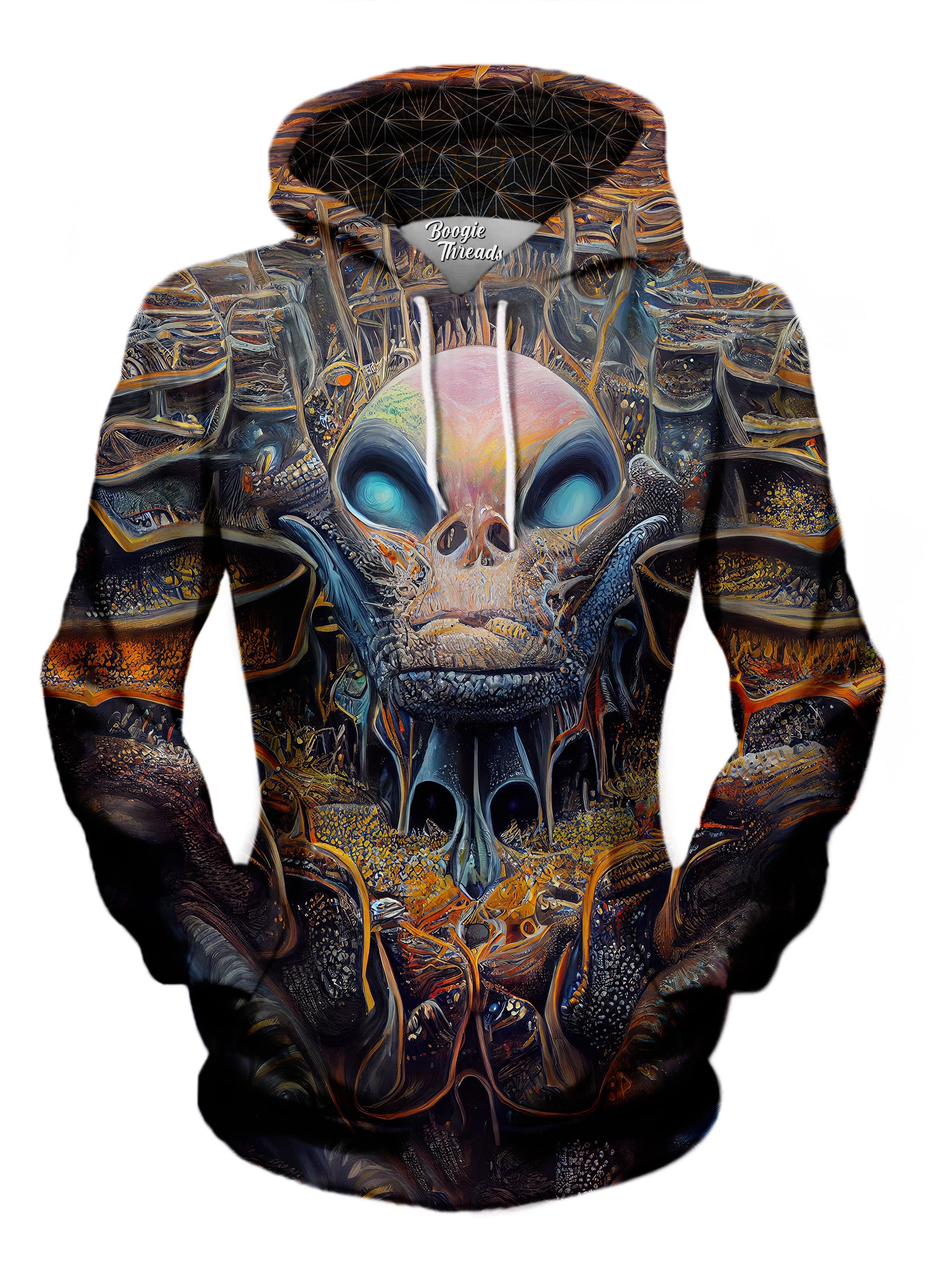 Enlightened Message Unisex Pullover Hoodie - EDM Festival Clothing - Boogie Threads
