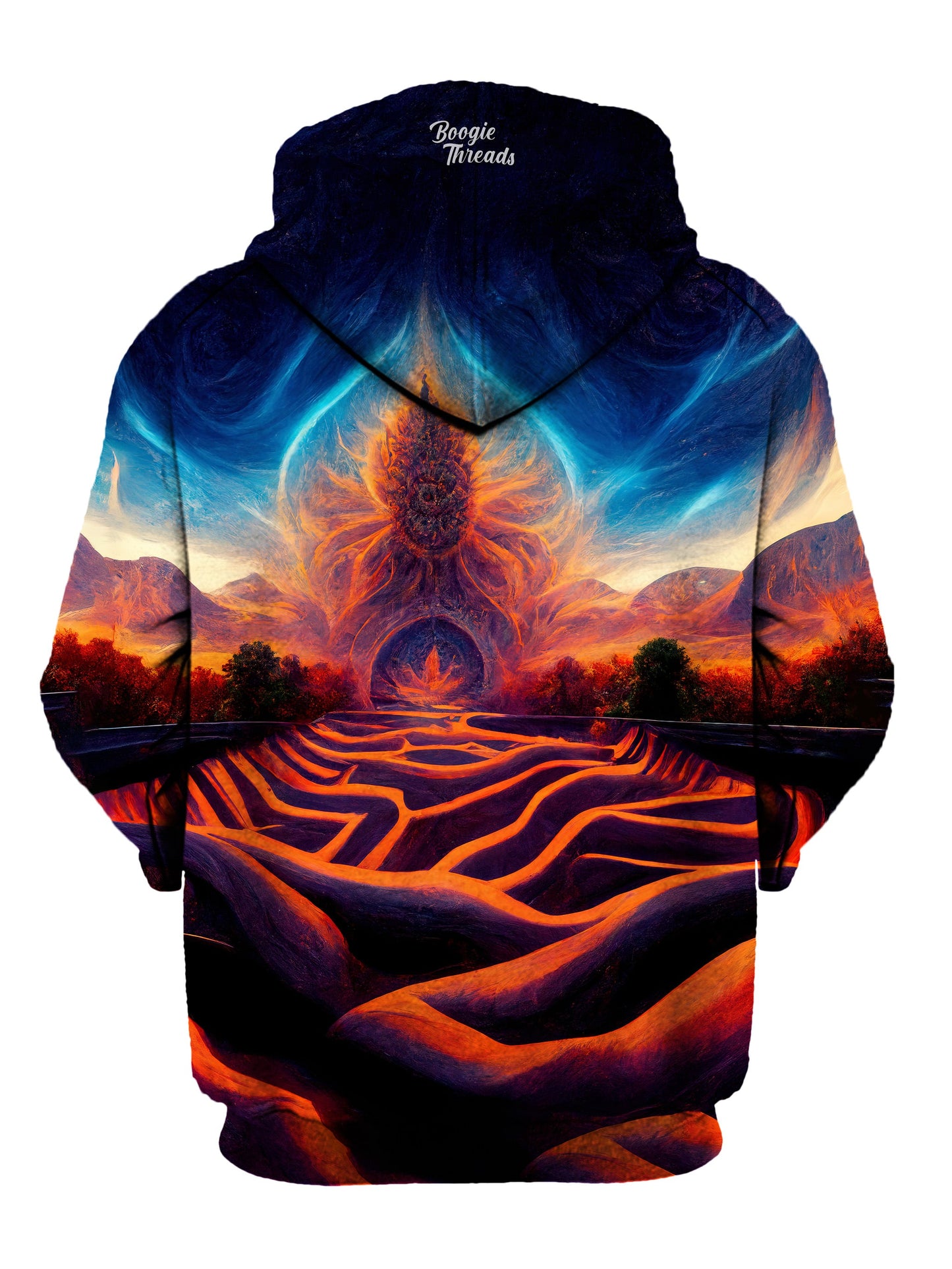 Ethereal Luxury Unisex Pullover Hoodie - EDM Festival Clothing - Boogie Threads
