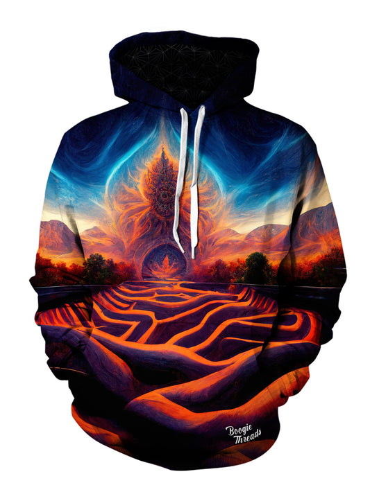 Ethereal Luxury Unisex Pullover Hoodie - EDM Festival Clothing - Boogie Threads
