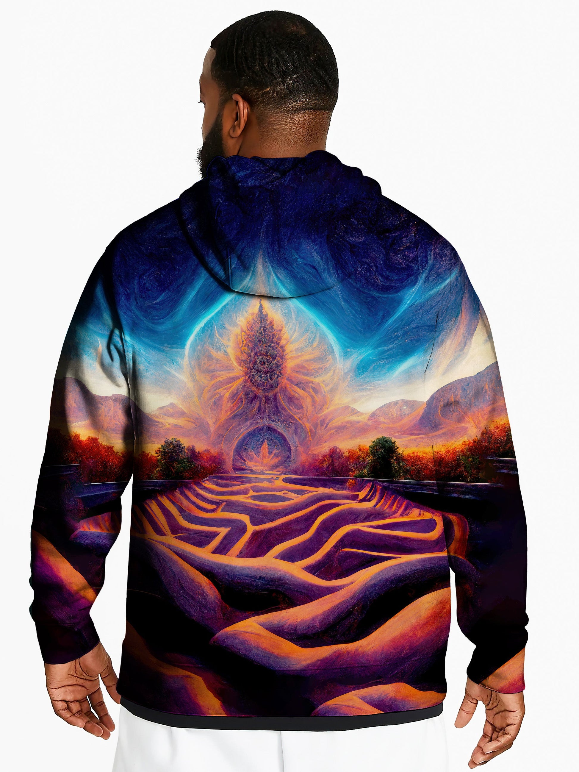 Ethereal Luxury Unisex Pullover Hoodie - EDM Festival Clothing - Boogie Threads