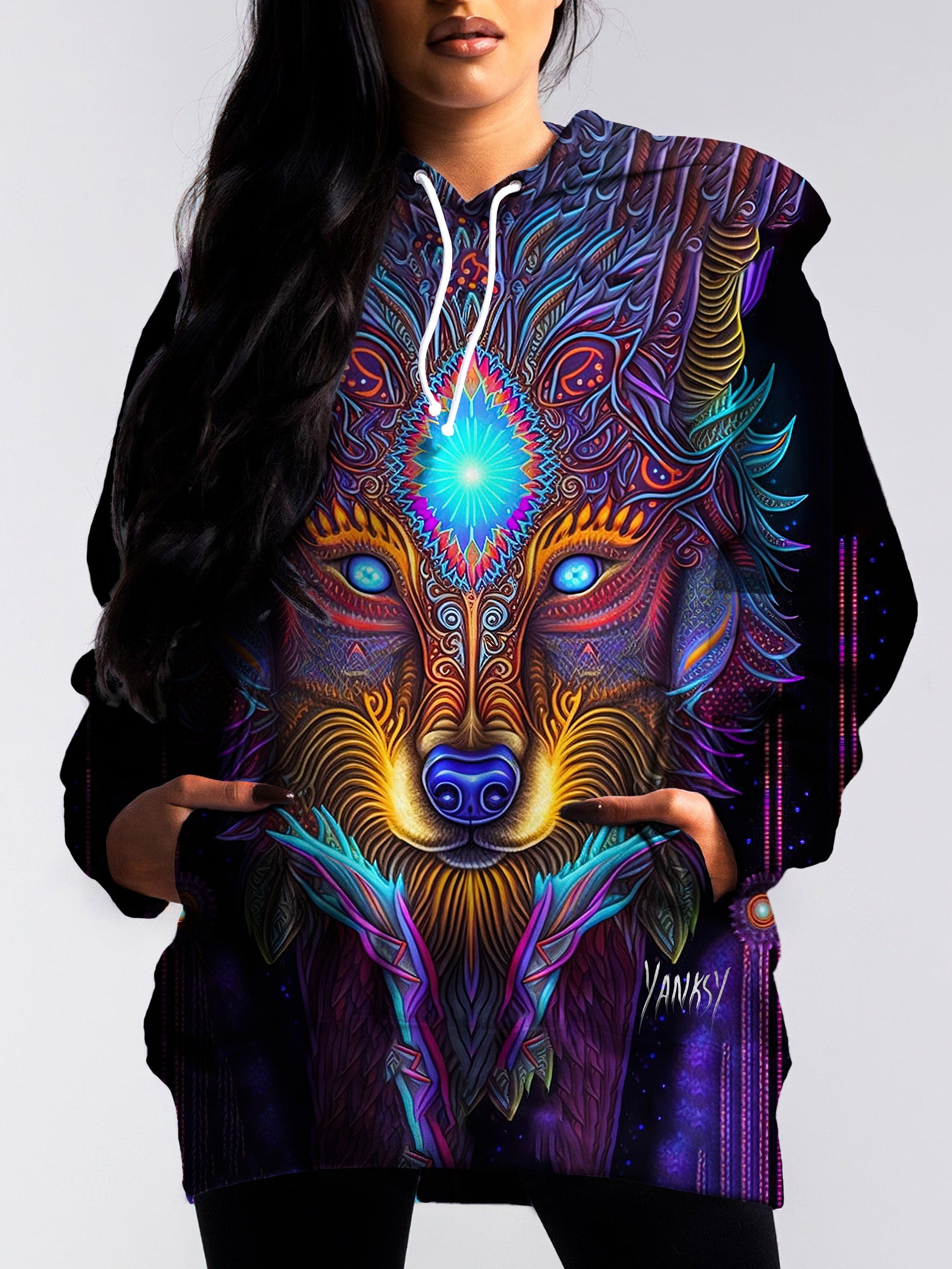 Elevate your wardrobe with this bold and eye-catching hoodie
