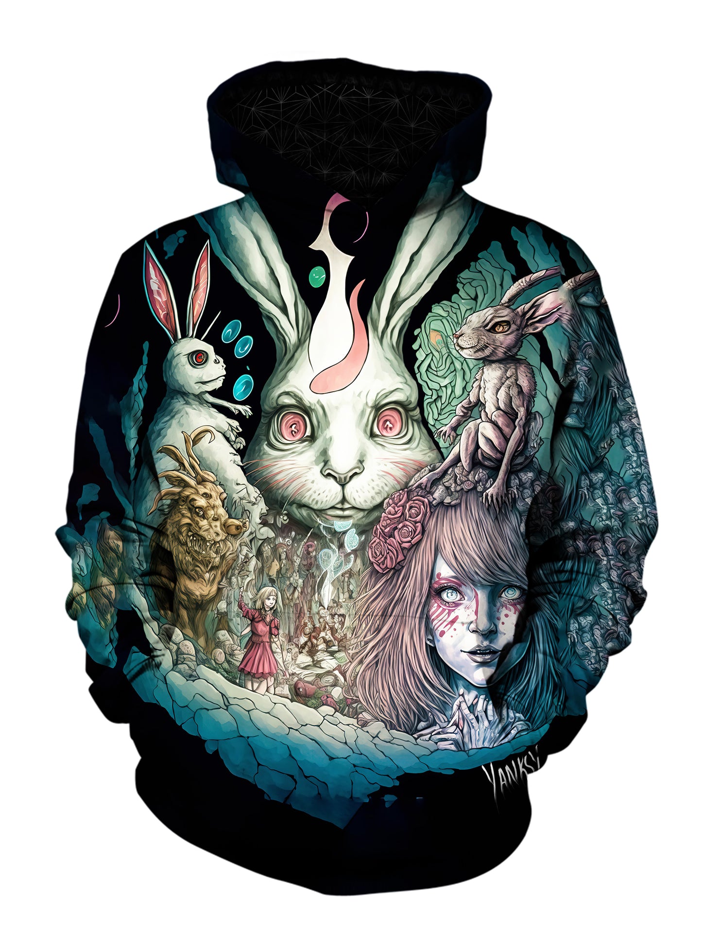 Embrace your inner artist with this one-of-a-kind trippy hoodie