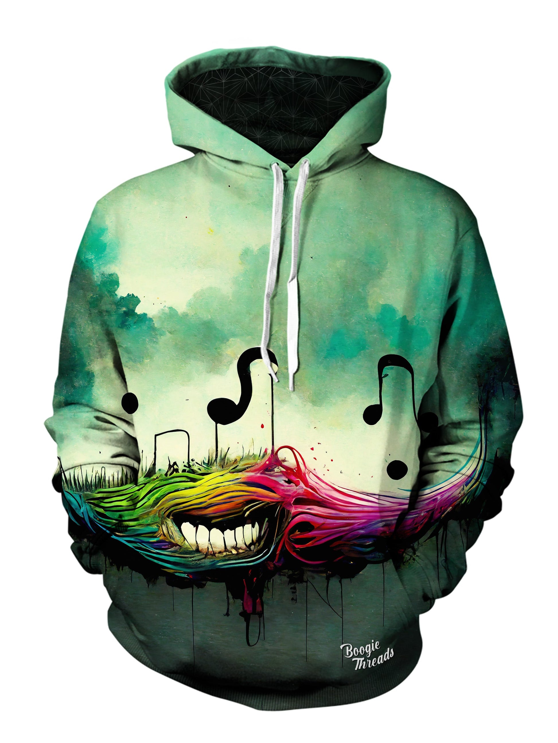 Exhilarated Deceit Unisex Pullover Hoodie - EDM Festival Clothing - Boogie Threads