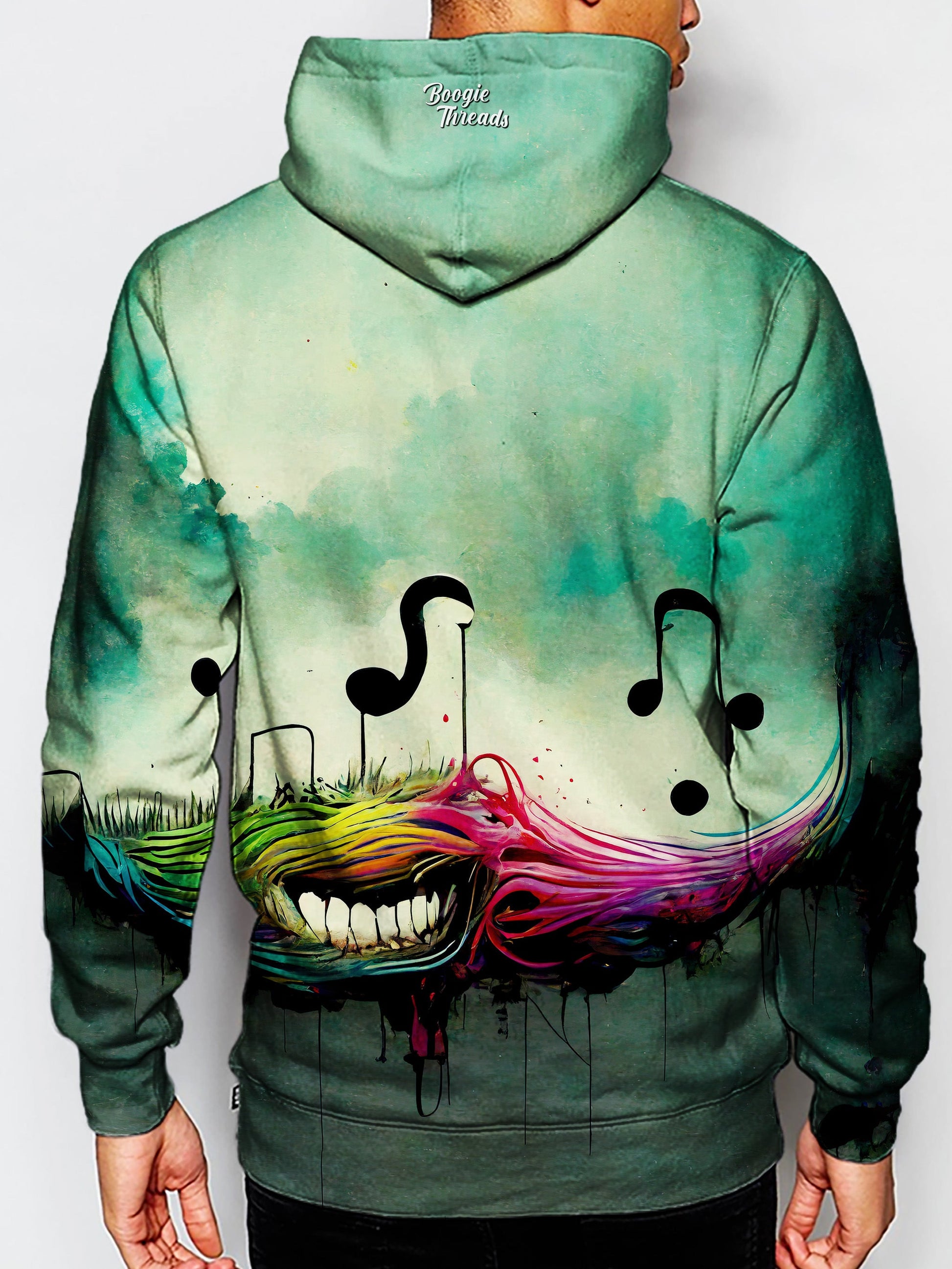 Exhilarated Deceit Unisex Pullover Hoodie - EDM Festival Clothing - Boogie Threads