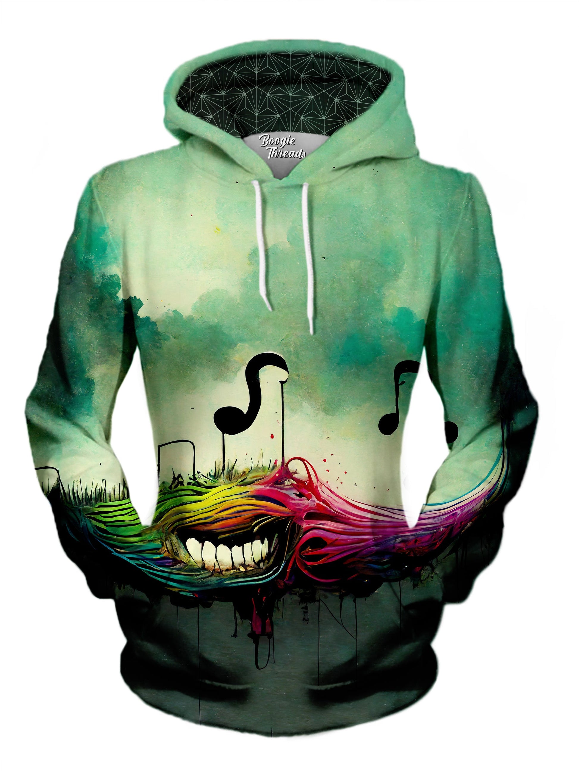 Exhilarated Deceit Unisex Pullover Hoodie - EDM Festival Clothing - Boogie Threads