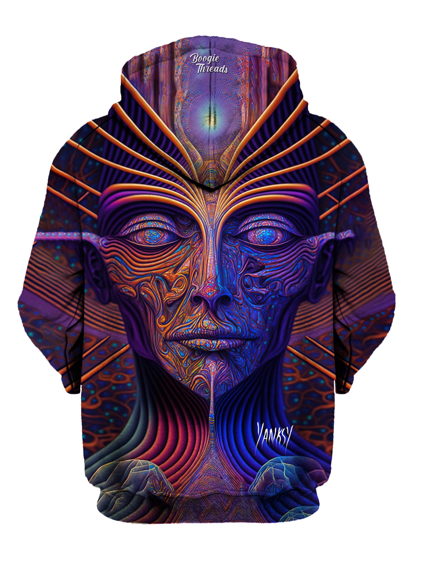 Make a statement with this bold and eye-catching hoodie
