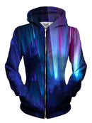 Beautiful Northern Lights Womens Zip Up