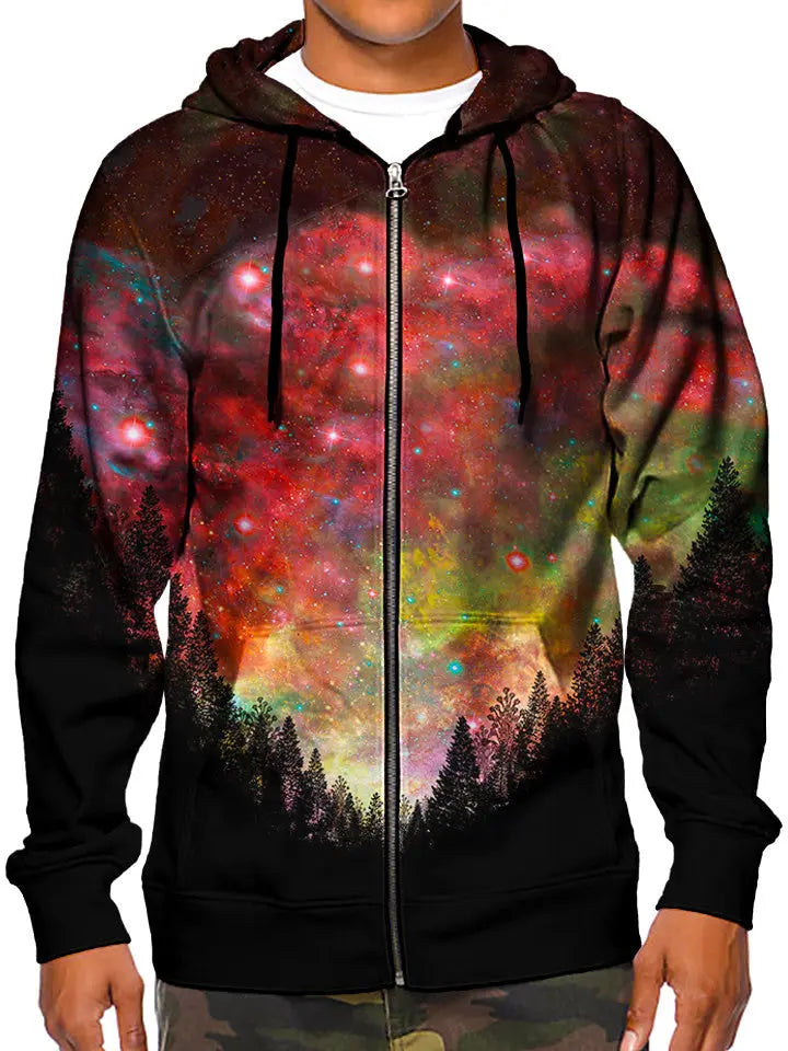 Rasta Woods Zip-Up Hoodie - GratefullyDyed - 1