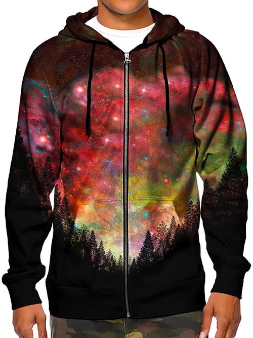 Rasta Woods Zip-Up Hoodie - GratefullyDyed - 1