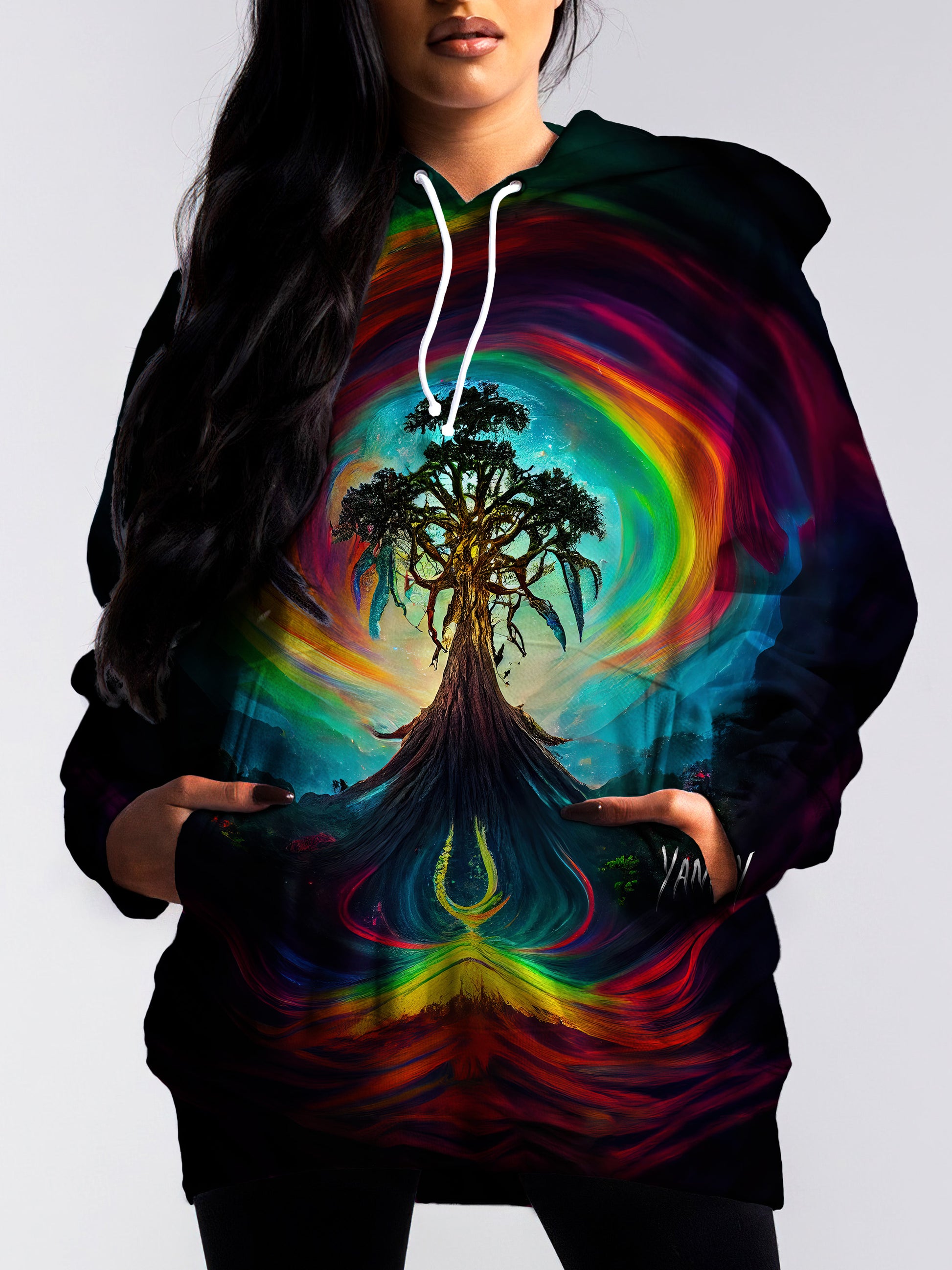 Elevate your wardrobe with this bold and eye-catching hoodie
