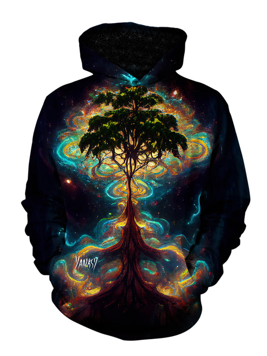 Get lost in the mesmerizing patterns of this psychedelic hoodie