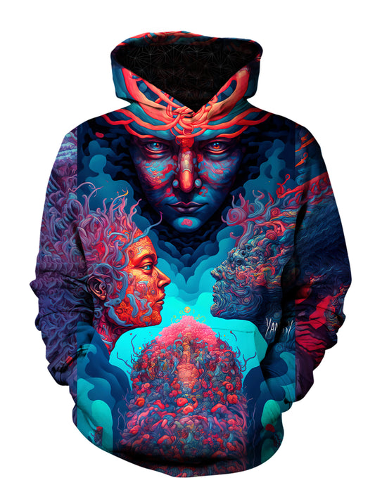 Turn heads wherever you go with this colorful and unique hoodie