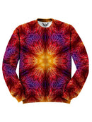 Trippy Red Mandala Sweater Front