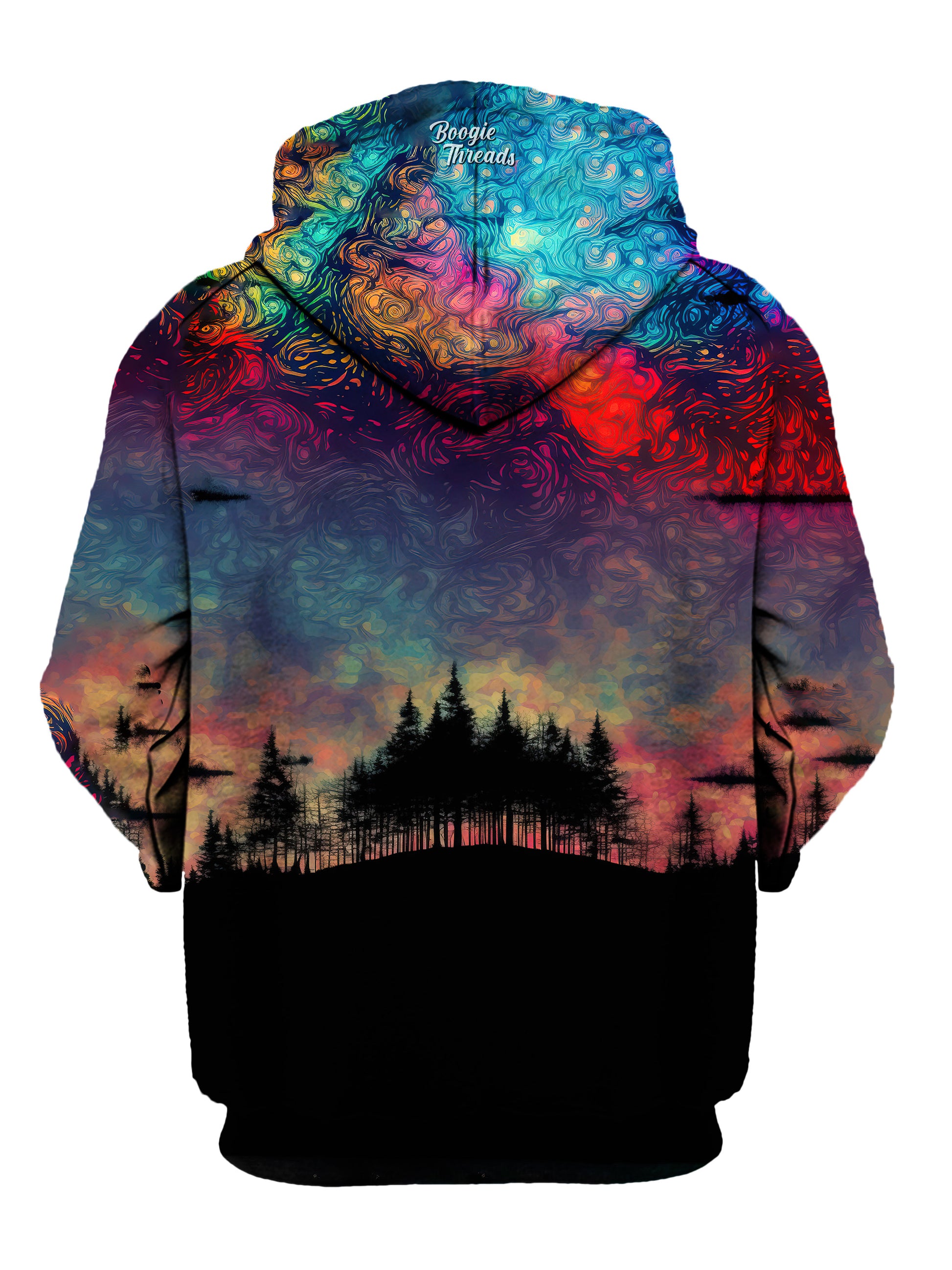 Get ready to dance the night away in this comfortable pullover hoodie
