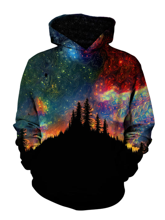 Elevate your wardrobe with this vibrant and striking trippy pullover hoodie