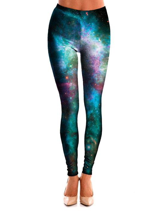 Galactic Transmission Space Leggings - GratefullyDyed - 1
